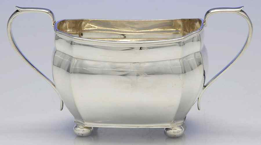 GTD4 (Sterling, Hollowware) Open Sugar Bowl by Garrard & Co Ltd-1