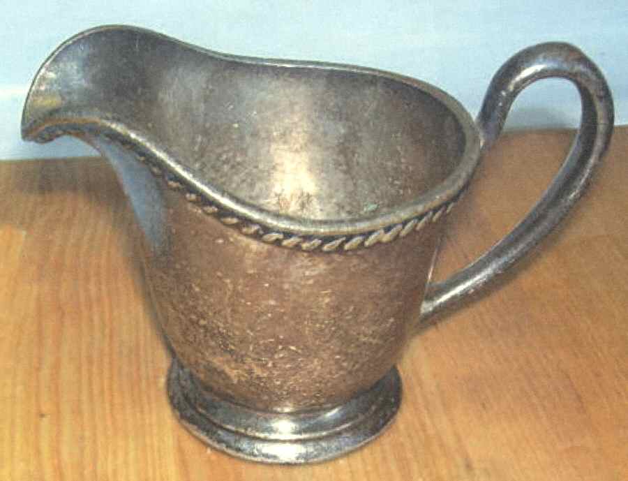 015067 (Silverplate, Hollowware) Creamer by Gorham Silver-1