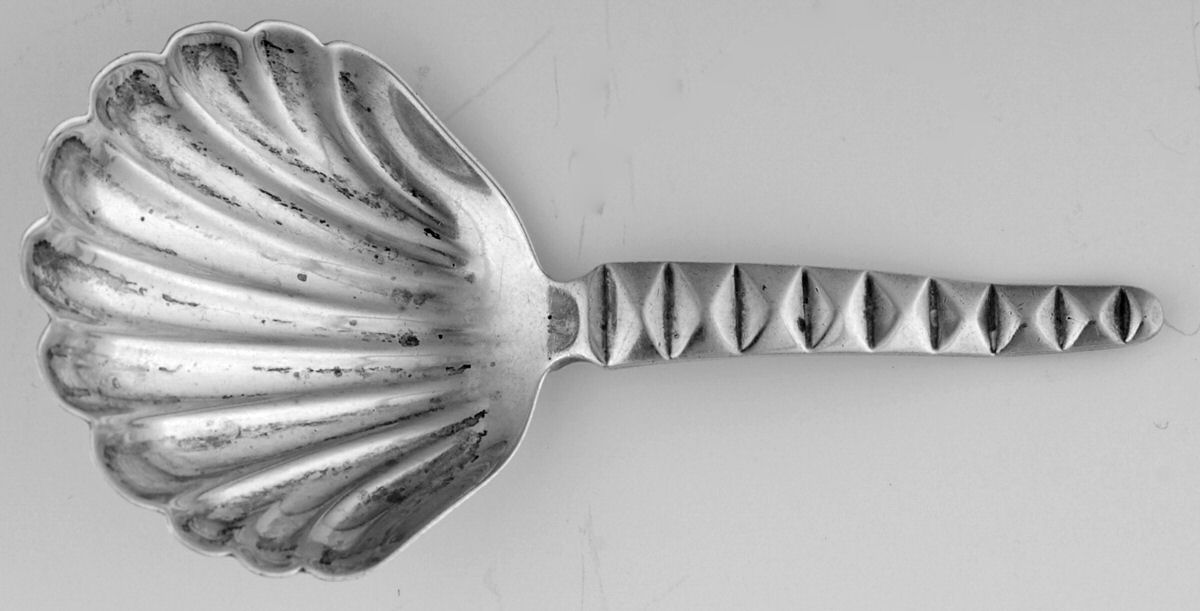 406 (Sterling) Tea Caddy Spoon by Gorham Silver-1