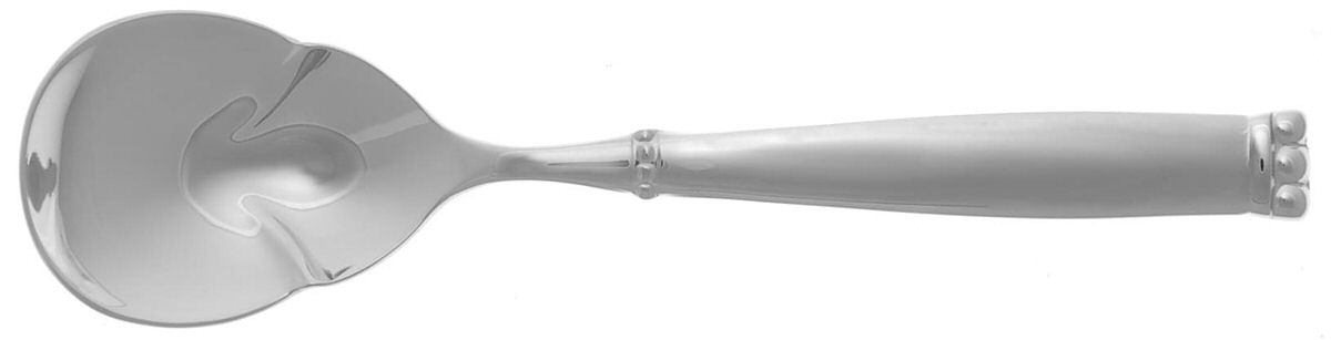 Silver Beads (Stainless) Sugar Shell Spoon by Gorham Silver-1