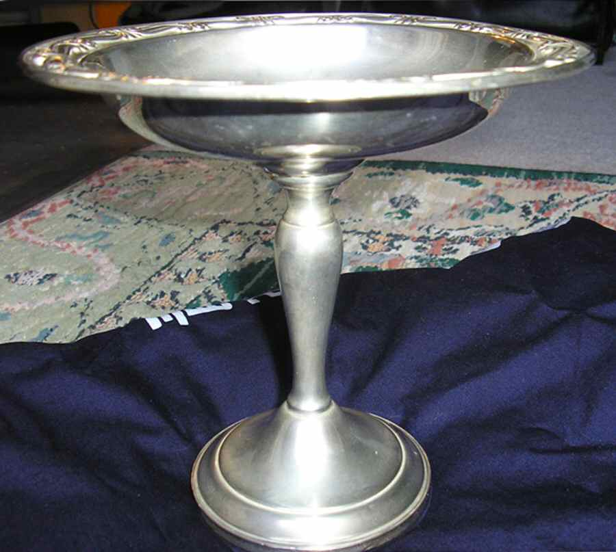 834 (Sterling, Hollowware) Medium Compote by Gorham Silver-1