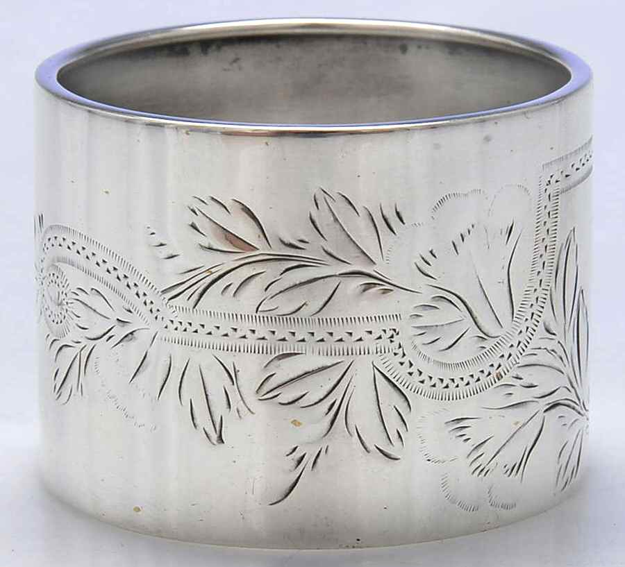881 (Sterling, Hollowware) Monogram Napkin Ring by Gorham Silver-1