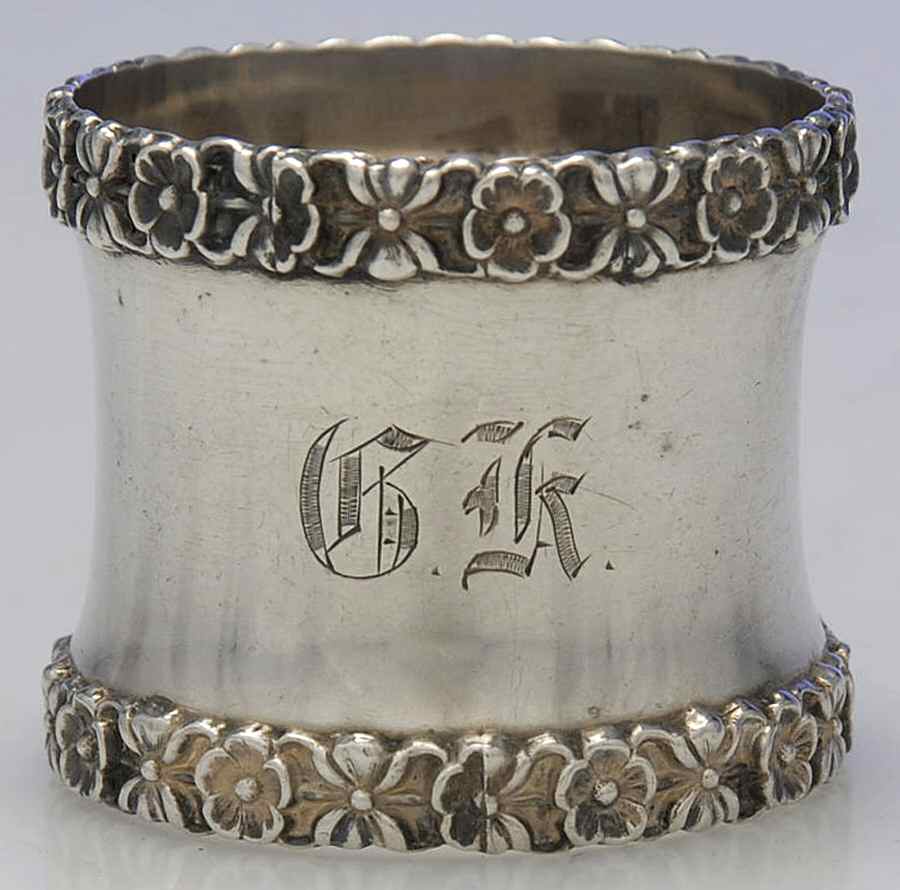 B1975 (Sterling, Hollowware) Napkin Ring by Gorham Silver-1