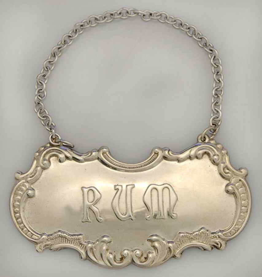 Sterling Decanter Label Decanter Label by Gorham Silver-1