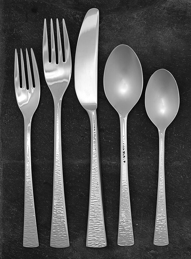 Biscayne (Stainless) 40 Piece Estate Set by Gorham Silver-1