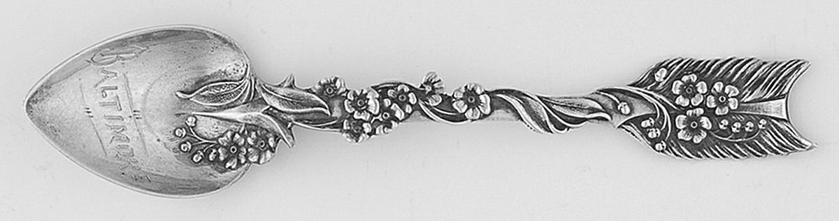 GES41 (Sterling) Souvenir Spoon (Demitasse) by George W Shiebler-1