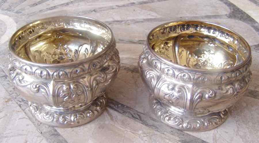 A5802 (Sterling, Hollowware) Open Salt Individual by Gorham Silver-1
