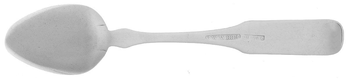 Coin Silver Flatware Five O'Clock Teaspoon by George W. Webb-2
