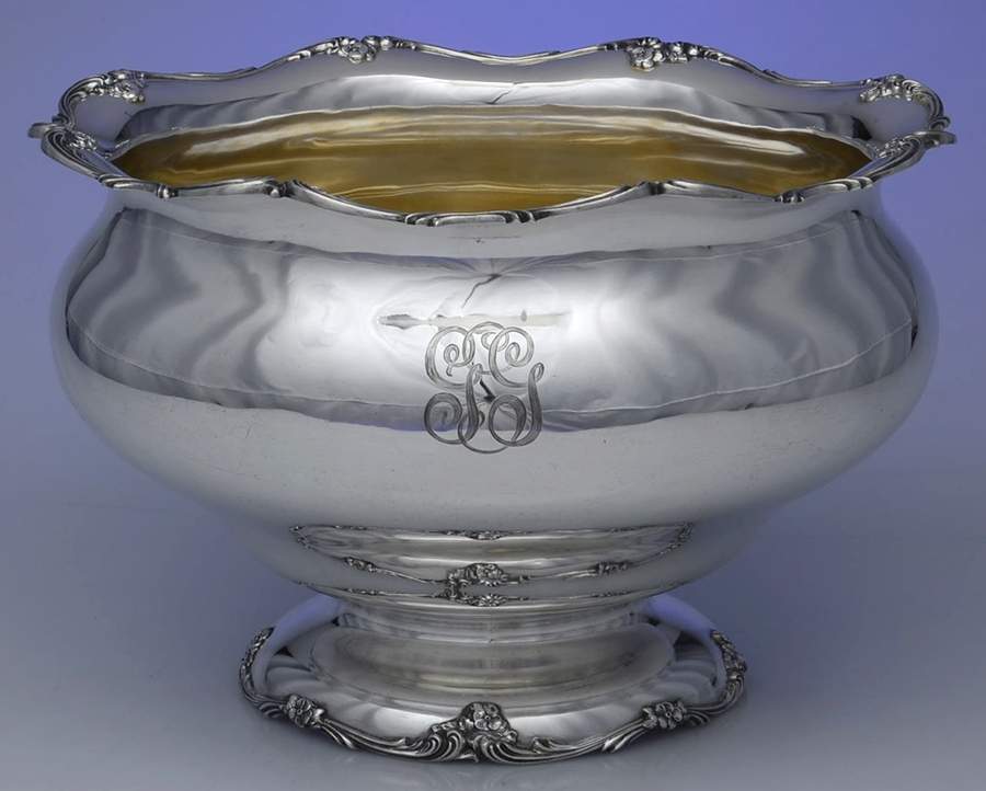 A620 (Sterling, Hollowware) Punch Bowl by Gorham Silver-1