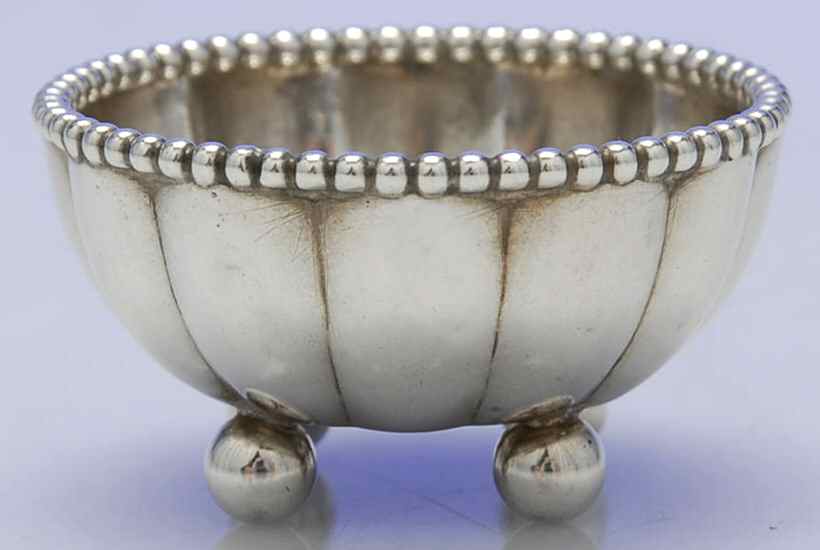 226 (Sterling, Hollowware) Master Open Salt by George W Shiebler-1