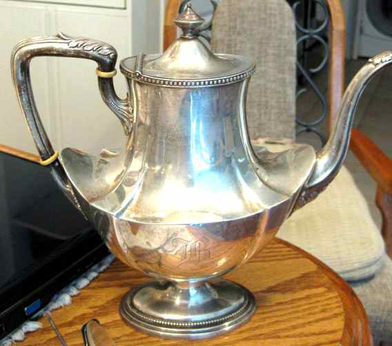 A4232 (Sterling, Hollowware) Teapot by Gorham Silver-1