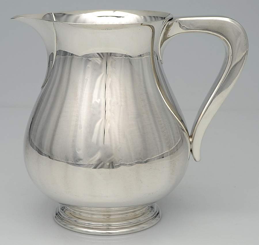 224 (Sterling, Hollowware) Sterling Water Pitcher by Gorham Silver-1