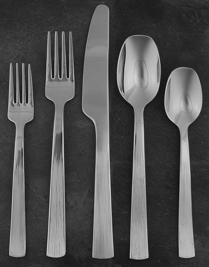 Wheat (Stainless) 5 Piece Place Setting by Gourmet Settings-1