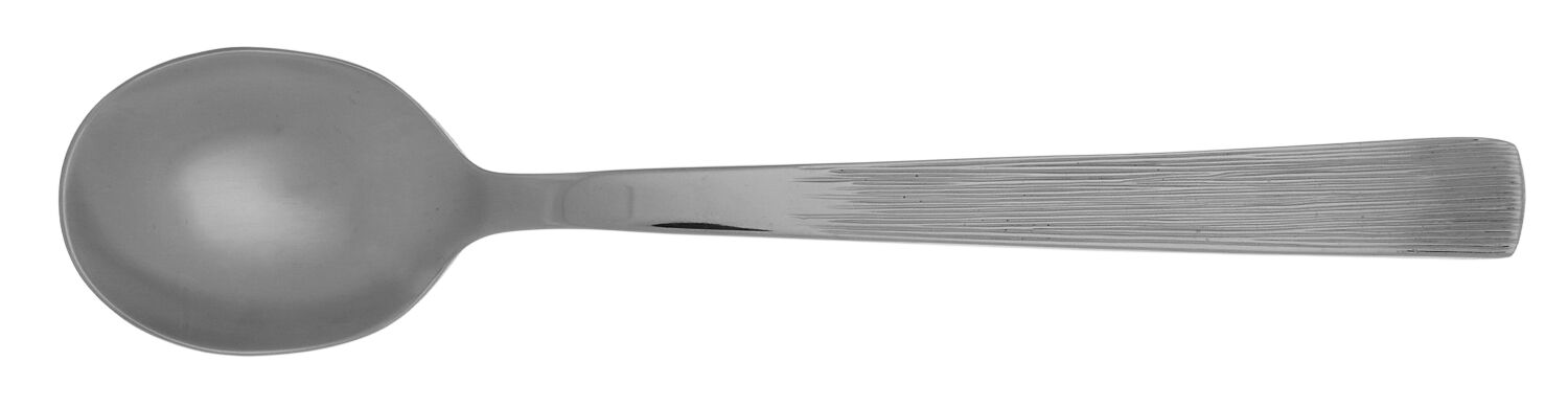 Wheat (Stainless) Round Bowl Soup Spoon (Cream Soup) HC by Gourmet Settings-1