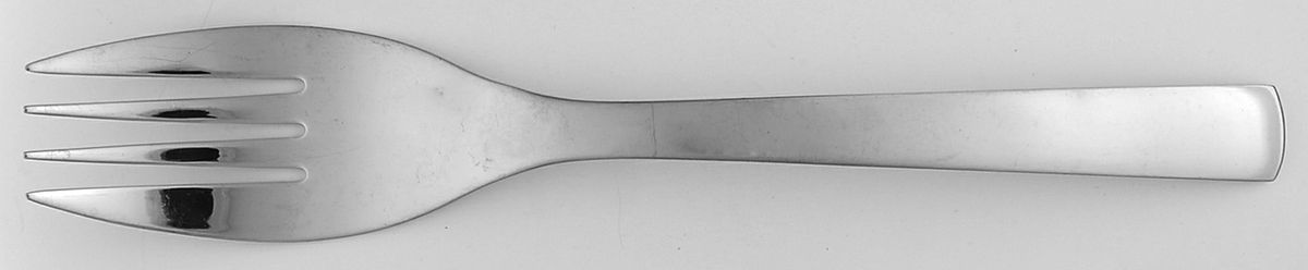 Park-Carry On-Runway (Mirror, Stainless) Large Solid Cold Meat Serving Fork by Gourmet Settings-1
