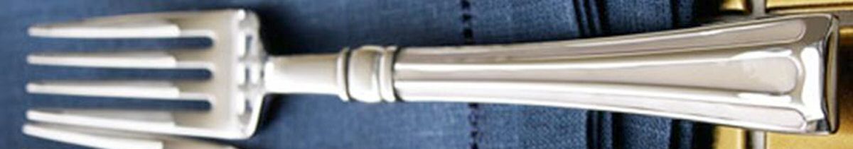 Stripe Enamel-Ivory (Stainless) Fork by Godinger-1