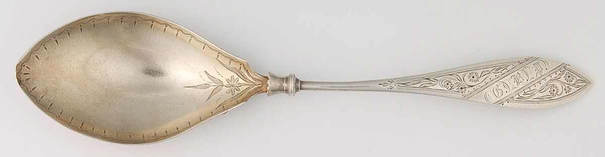 GS118 (Sterling) Spoon-Vegetable/Serving-Solid by Gorham Silver-1