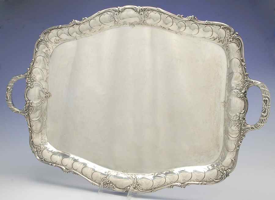 Gs119 (Sterling, Hollowware) 27" Waiter Tray by Gorham Silver-1