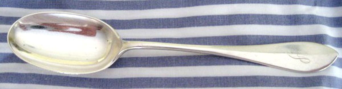 GHP2 (Sterling) Place/Oval Soup Spoon by George Hape-1