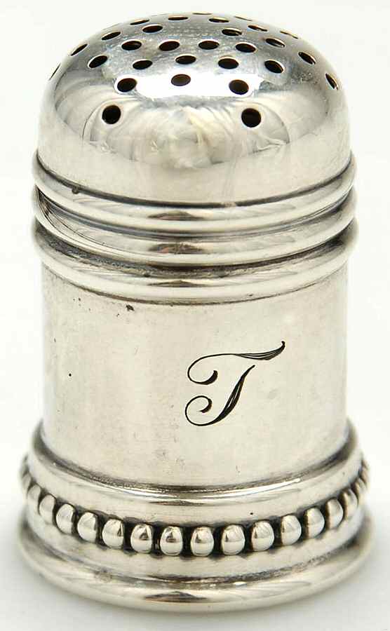 A7888 (Sterling, Hollowware) Individual Salt Shaker by Gorham Silver-1