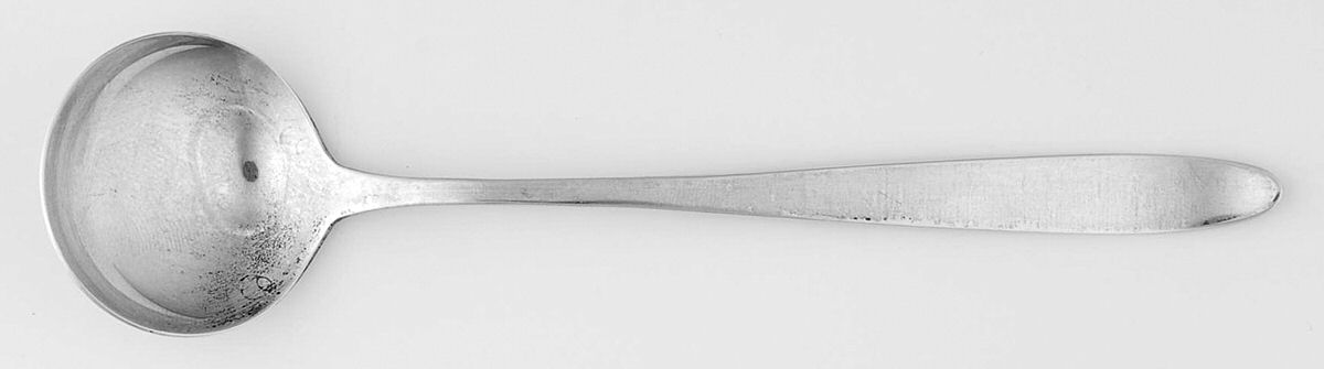 GS121 (Sterling) Round Bowl Soup Spoon (Bouillon) by Gorham Silver-1