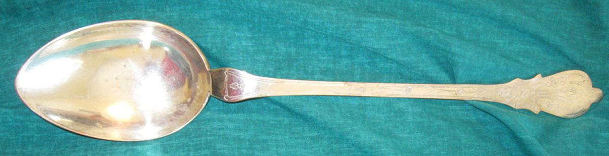GEY5 (Silverplate) Place/Oval Soup Spoon by Gentry Silver-1