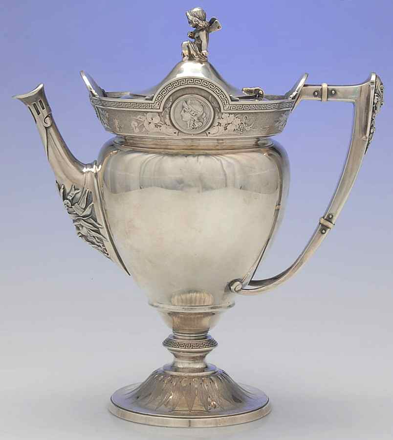 390 (Sterling, Hollowware) Coffee Pot by Gorham Silver-1