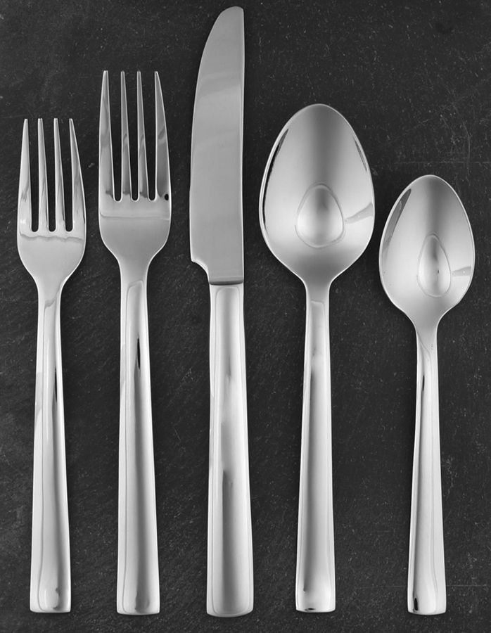 Norse-Glossy (Stainless) 5 Piece Place Setting by Ginkgo-1