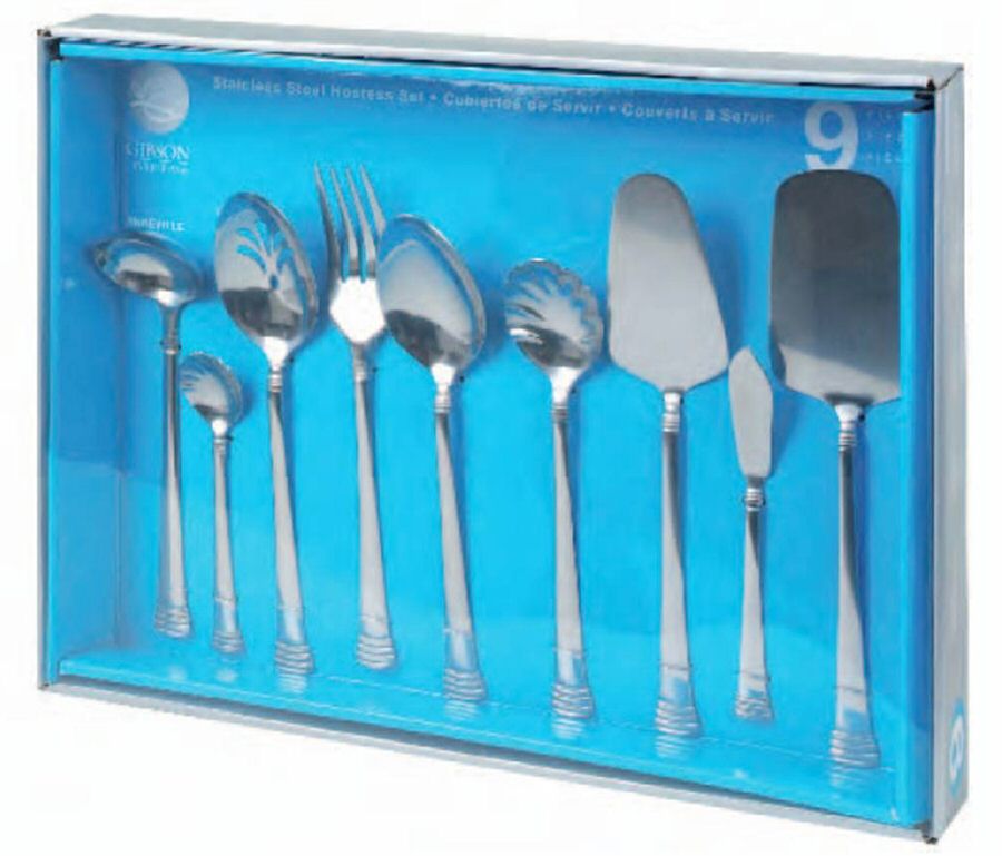 Anneville (Stainless) Tablespoon (Serving Spoon) by Gibson-1