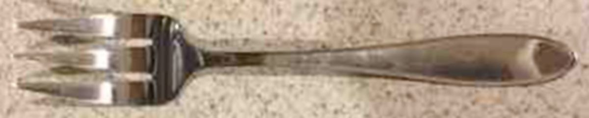 Porterville (Stainless) Medium Solid Cold Meat Serving Fork by Gibson-1