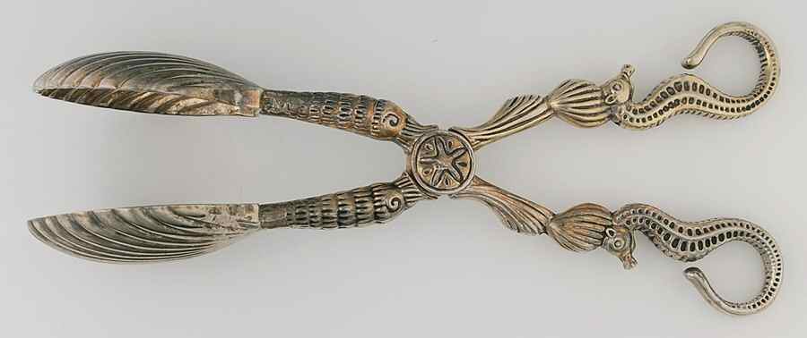 Seashells (Silverplate, Hollowware) 1-Piece Salad Tongs by Godinger-1