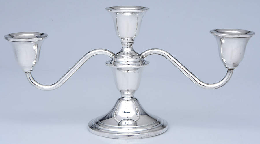 16213 (Sterling, Hollowware) Weighted 3 Light Candelabra by Gorham Silver-1