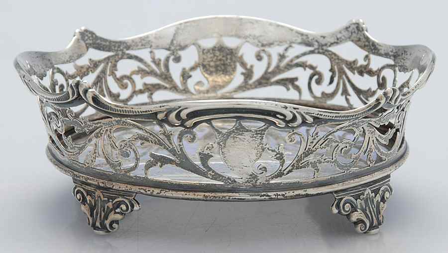 95 (Sterling, Hollowware) Wine Bottle Coaster by Gorham Silver-1