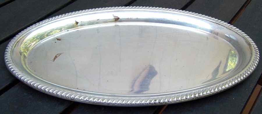 480 (Sterling, Hollowware) Tray for Mini Creamer & Open Sugar Set by Gorham Silver-1