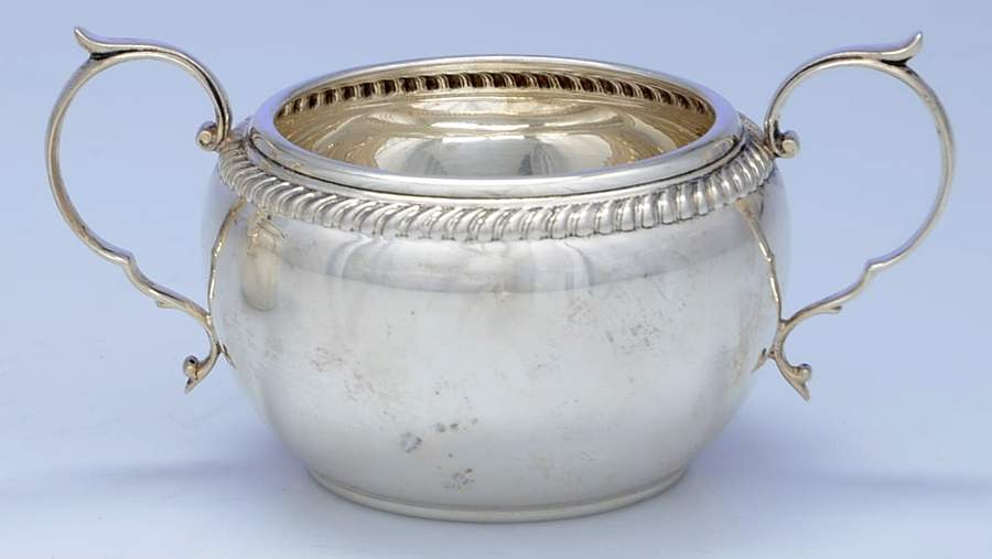 480 (Sterling, Hollowware) Mini Open Sugar Bowl by Gorham Silver-1