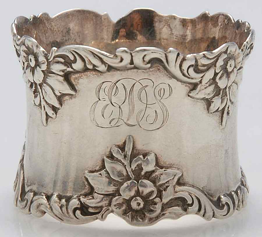 B1558 (Sterling, Hollowware) Napkin Ring by Gorham Silver-1