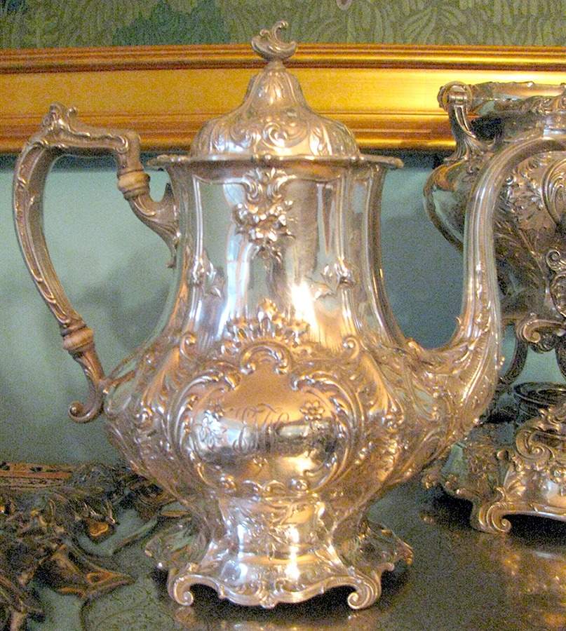 A6423 (Sterling, Hollowware) Coffee Pot by Gorham Silver-1