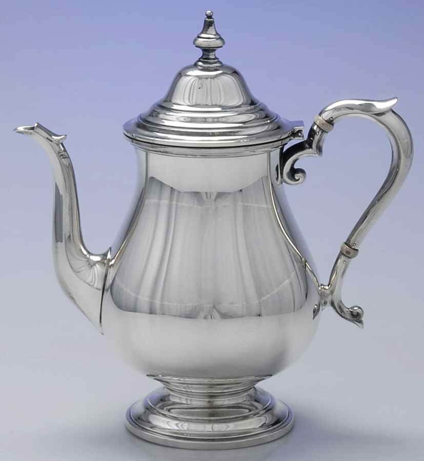 751 (Sterling, Hollowware) Teapot by Gorham Silver-1