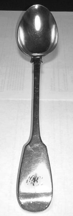 GWA10 (Sterling) Large Solid Dressing Spoon by George William Adams-1