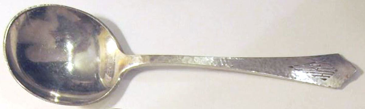 GS130 (Sterling) Round Bowl Soup Spoon (Cream Soup) by Gorham Silver-1