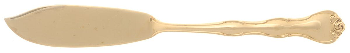 Rondo-Gold Vermeil (Sterling) Flat Handle Master Butter Knife by Gorham Silver-1