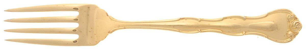 Rondo-Gold Vermeil (Sterling) Individual Salad Fork by Gorham Silver-1