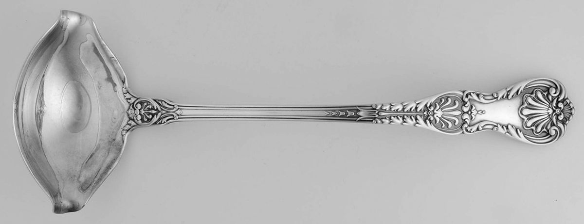 GS131 (Silverplate) Punch Ladle Solid Piece by Gorham Silver-1