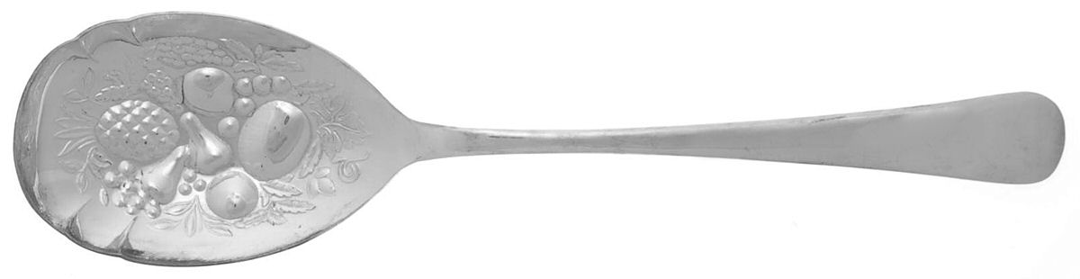 GVL3 (Silverplate) Solid Salad Serving Spoon by S.G. Silverplate (England)-1