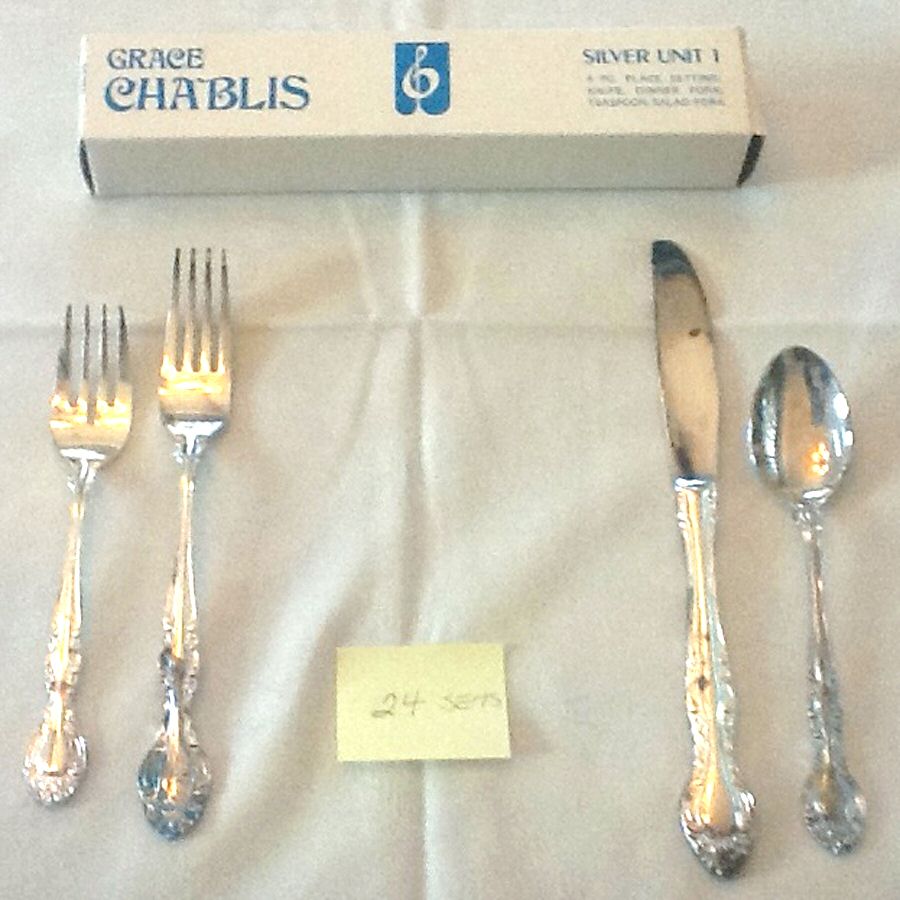 Chablis (Silverplate) Fork by Grace-1