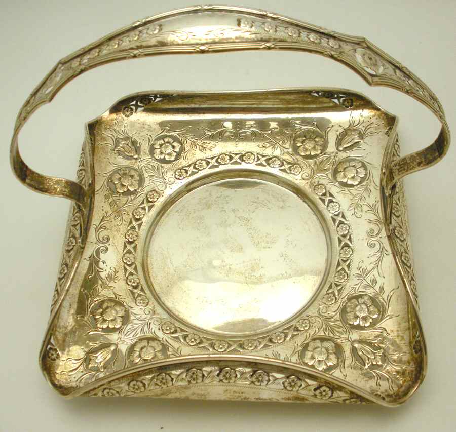 139 (Sterling, Hollowware) Basket by Galt & Bro-1