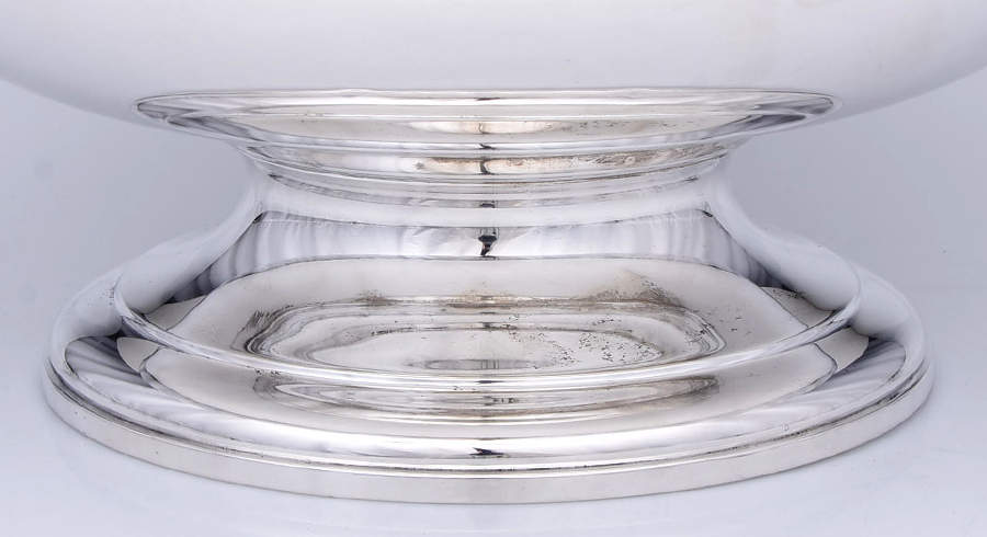 White Paisley (Sterling, Hollowware) Punch Bowl by Gorham Silver-2