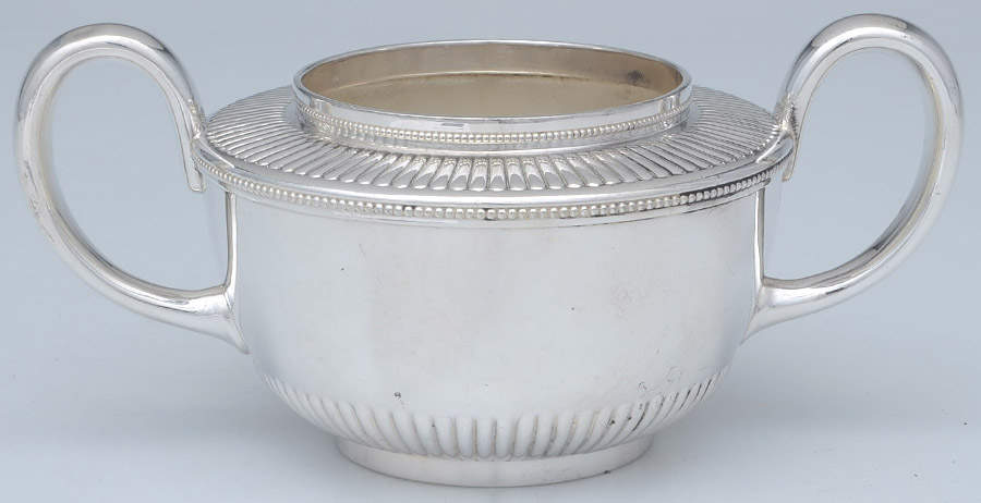 0860 (Silverplate, Hollowware) Sugar Bowl No Lid by Gorham Silver-1