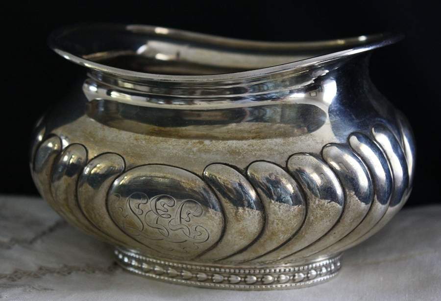Colonial (Sterling, 1885, Hollowware) Master Open Salt by Gorham Silver-1
