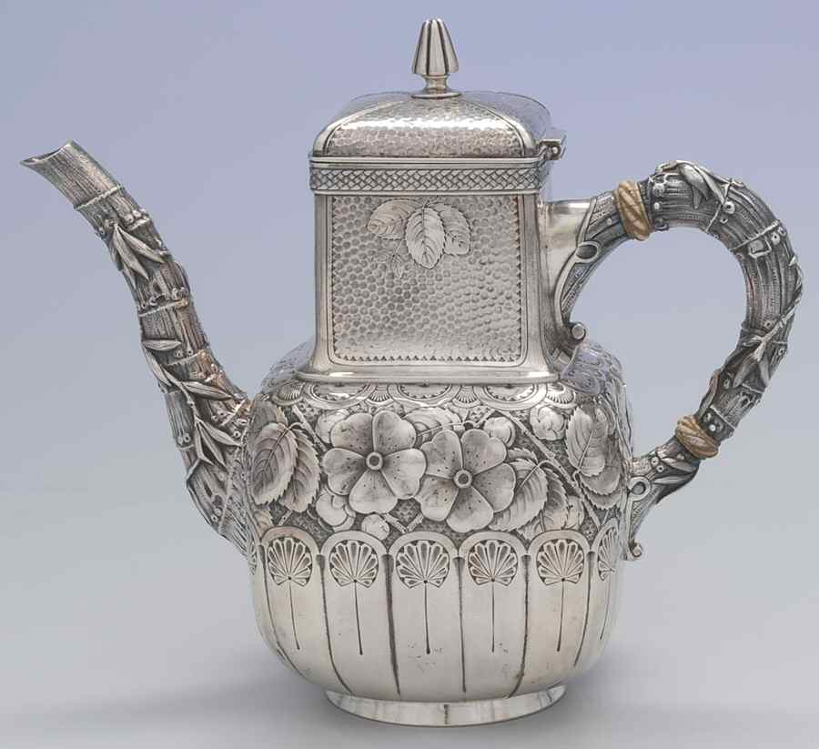 1580 (Sterling, Hollowware) Coffee Pot by Gorham Silver-1